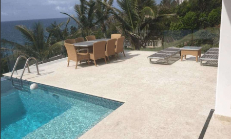 Shell Stone Pool Deck